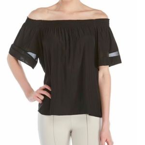 NWOT ❤️ RAMY BROOK Black Off The Shoulder Top